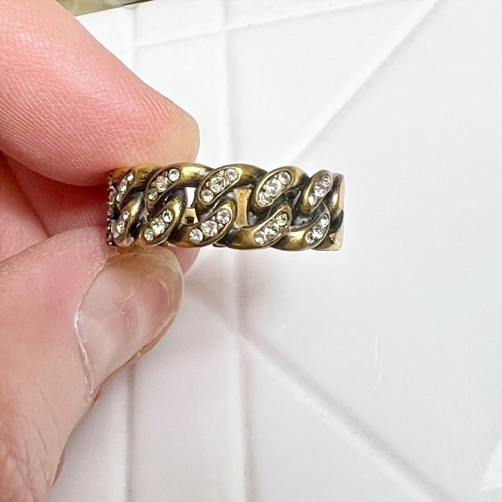 Dior J’Adior Gold and Crystal Ring - Picture 4 of 9